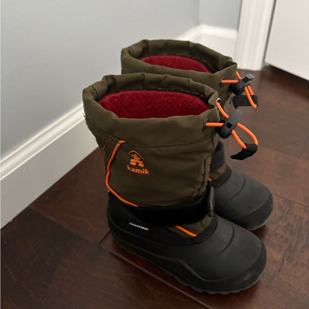 Kamik Kids' Winter Boots - Black and Olive